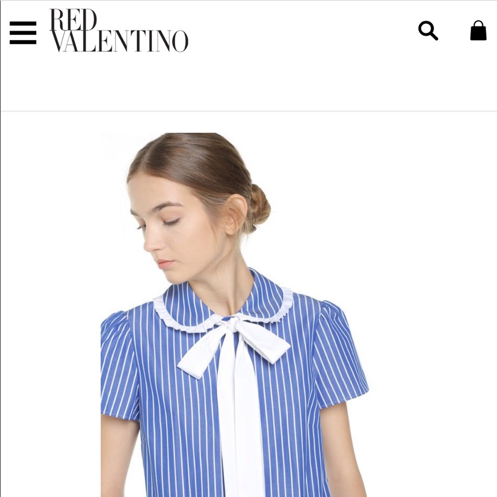 Valentino Red Valentino♥️✨ Striped cotton tip size 40